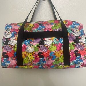 Colorful medium   Duck Print Duffel Bag